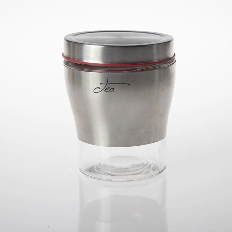 Glass Spice Jar with Metal 3 Glass Spice Jar with Metal 3