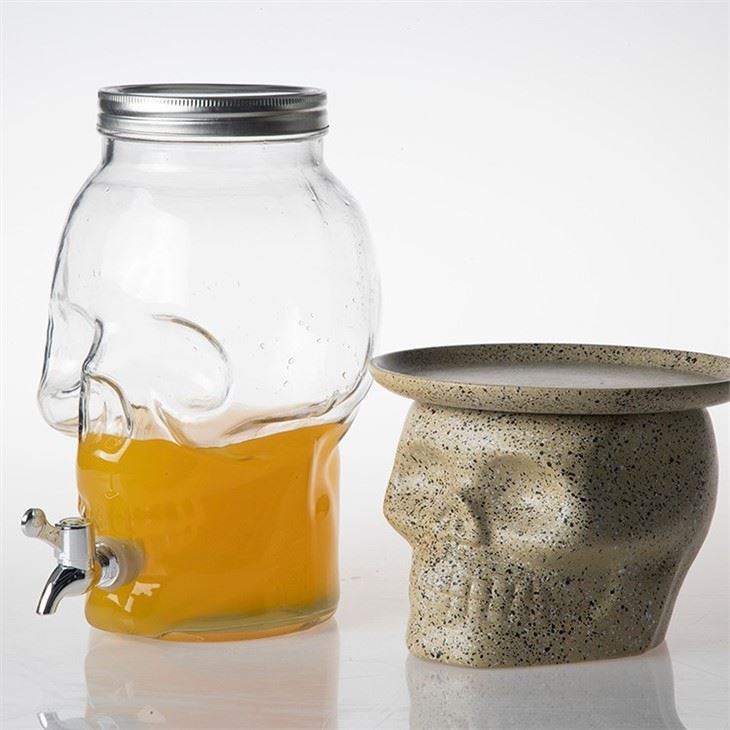 Glass Juice Wine Dispenser