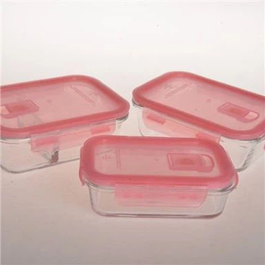 Tushlik uchun BPA bepul shisha Bento qutilari