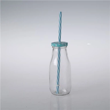 Metall vintli shisha chaqaloq butilkalari