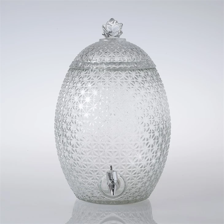 4L Beverage Glass Drink Dispenser