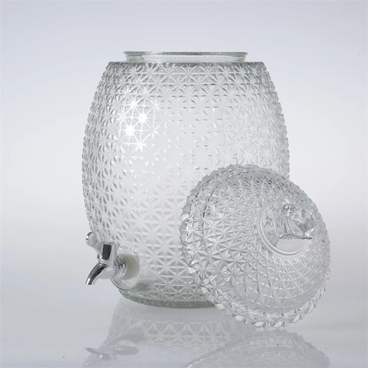 4L Beverage Glass Drink Dispenser