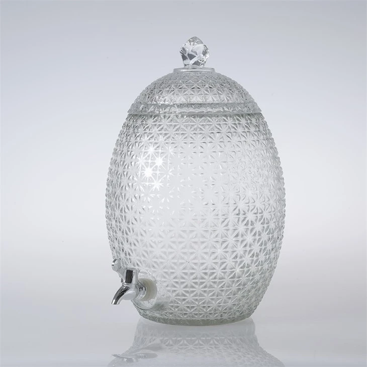 4L Beverage Glass Drink Dispenser