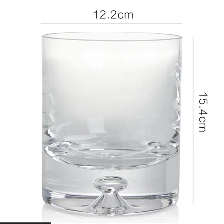 Crystal Glass Cylinder Tea Light Holder